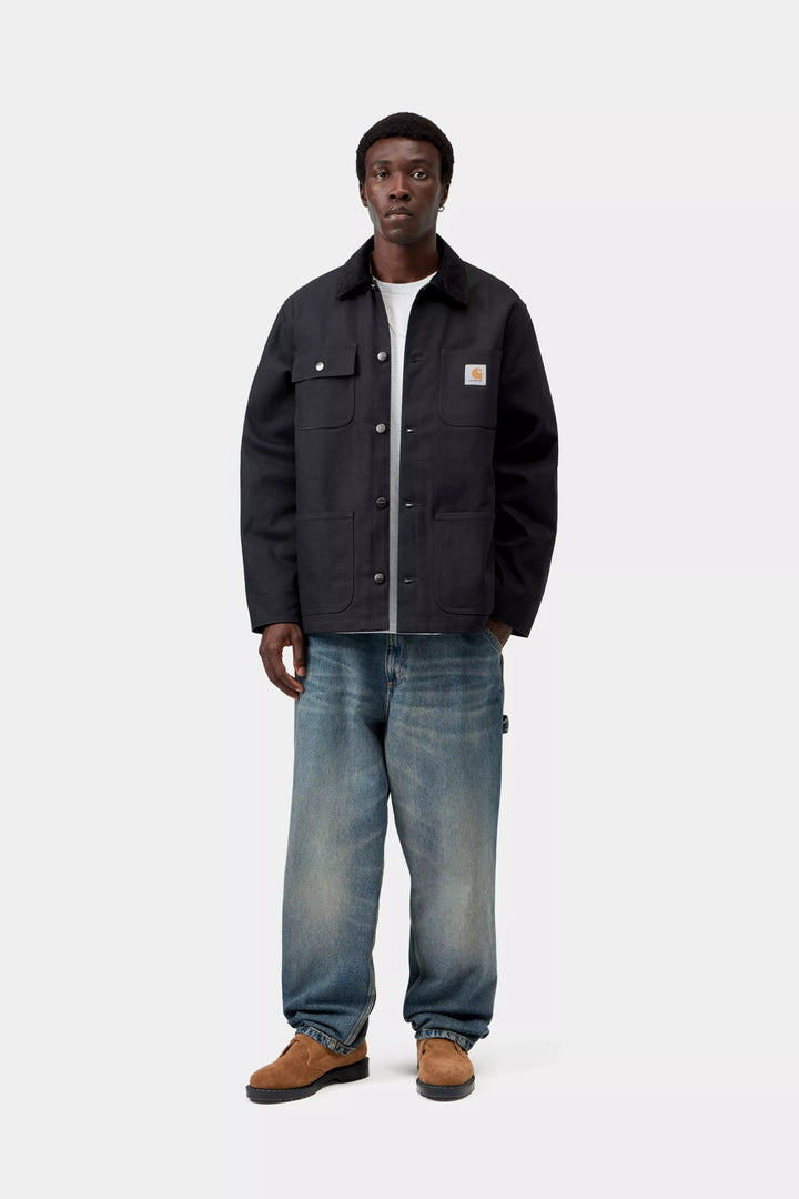 MICHIGAN COAT DARK NAVY/BLACK RIGID