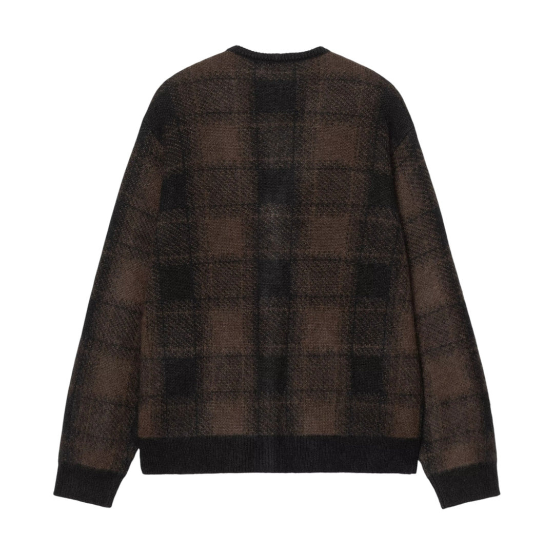 Everson Cardigan Everson Jacquard, Black / Palisander