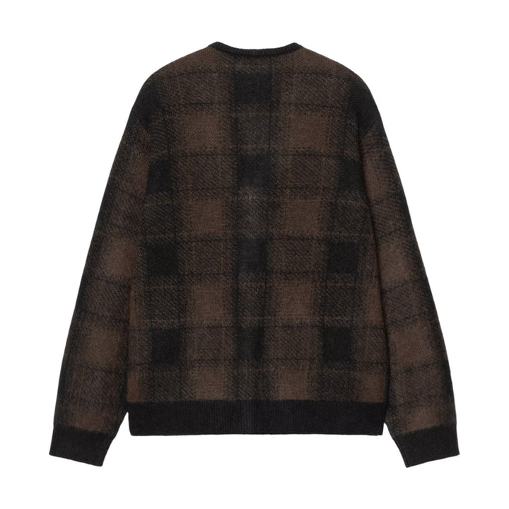 Everson Cardigan Everson Jacquard, Black / Palisander