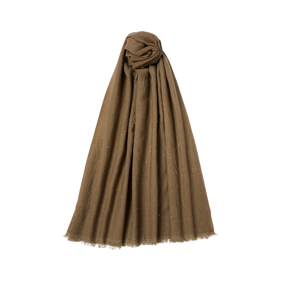 KHAKI GREEN CLOTH stole-scarf-cape