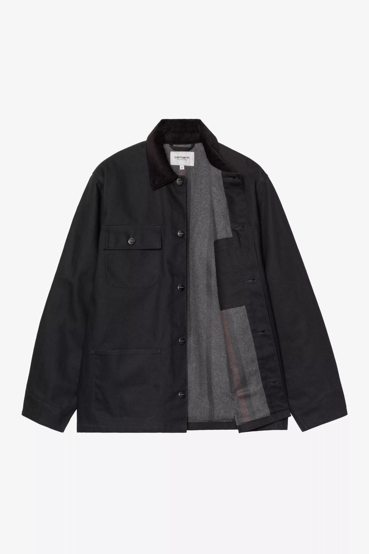 MICHIGAN COAT DARK NAVY/BLACK RIGID