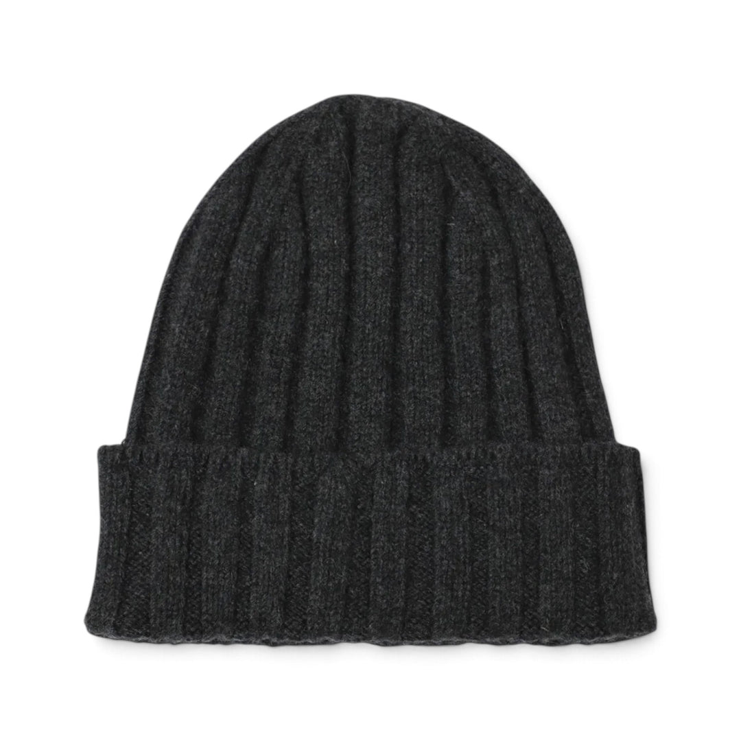 100% CASHMERE BALE HAT ANTHRACITE