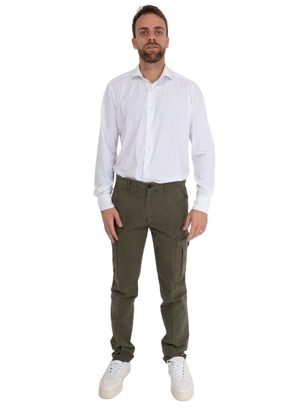 immagine-2-clark-pantalone-cargo-verde-pantaloni-martin-t091-verde