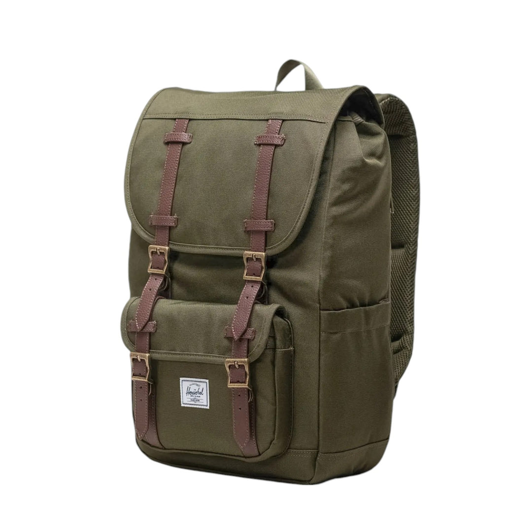 immagine-2-herschel-zaino-nylon-stinghe-pelle-verde-zaini-little-america-mid-backpack-verde