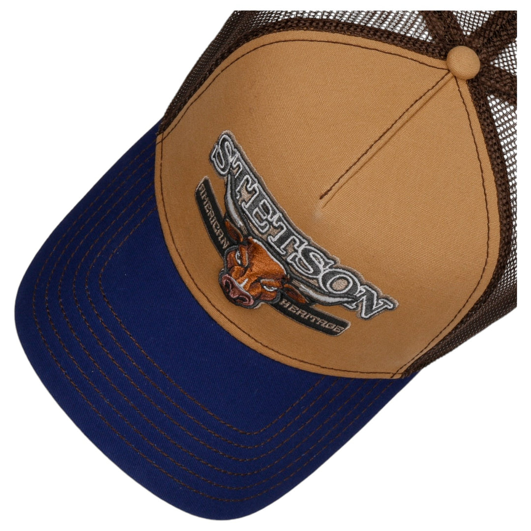 immagine-2-stetson-trucker-cap-bull-marrone-blu-cappelli-7761160-marroneblu