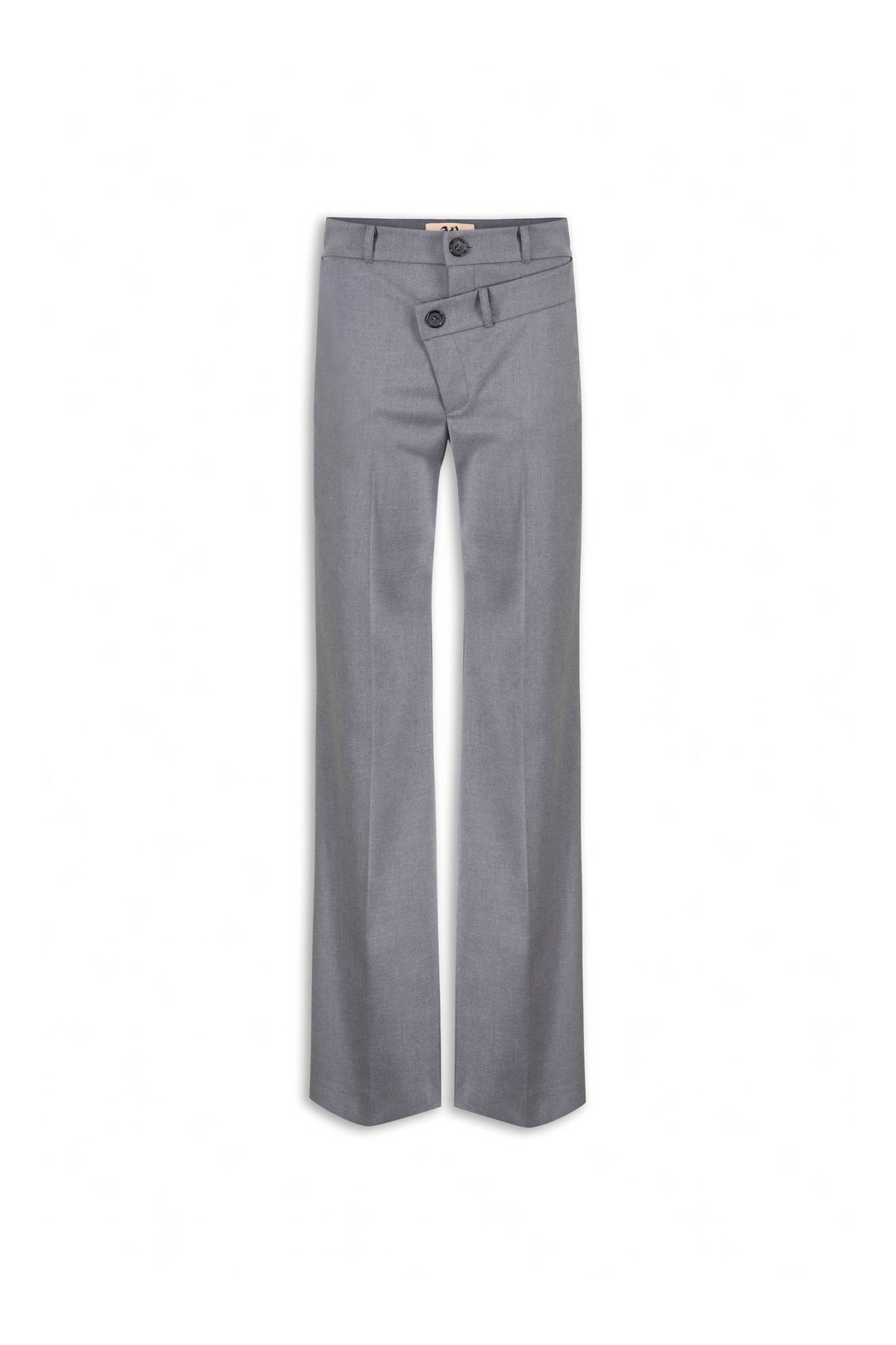 immagine-3-aniye-by-pantalone-dritto-in-tessuto-fresco-di-lana-grigio-pantaloni-straight-dandy-grigio