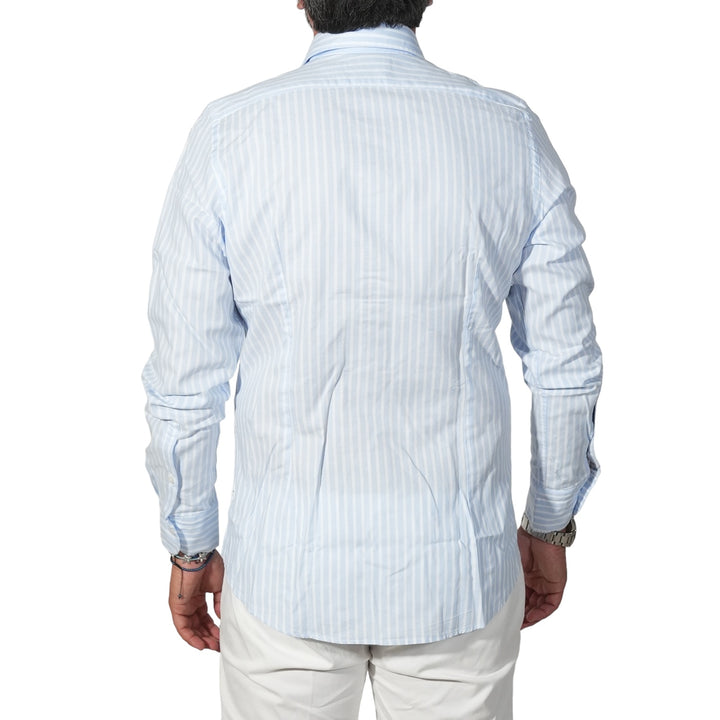 immagine-3-portofiori-camicia-oxford-cotone-rigato-celestebianco-camicia-g0026tai1817-001