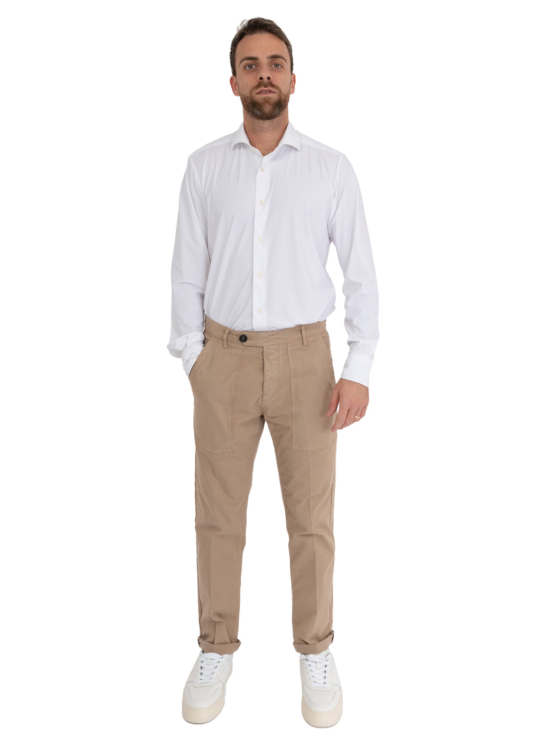 immagine-4-clark-pantalone-tasche-a-toppa-beige-pantaloni-wayne-t091-beige