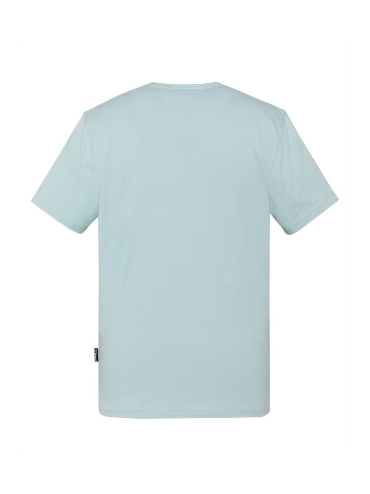 immagine-4-schott-t-shirt-cotone-con-stampa-celeste-t-shirt-ts-jake-celeste