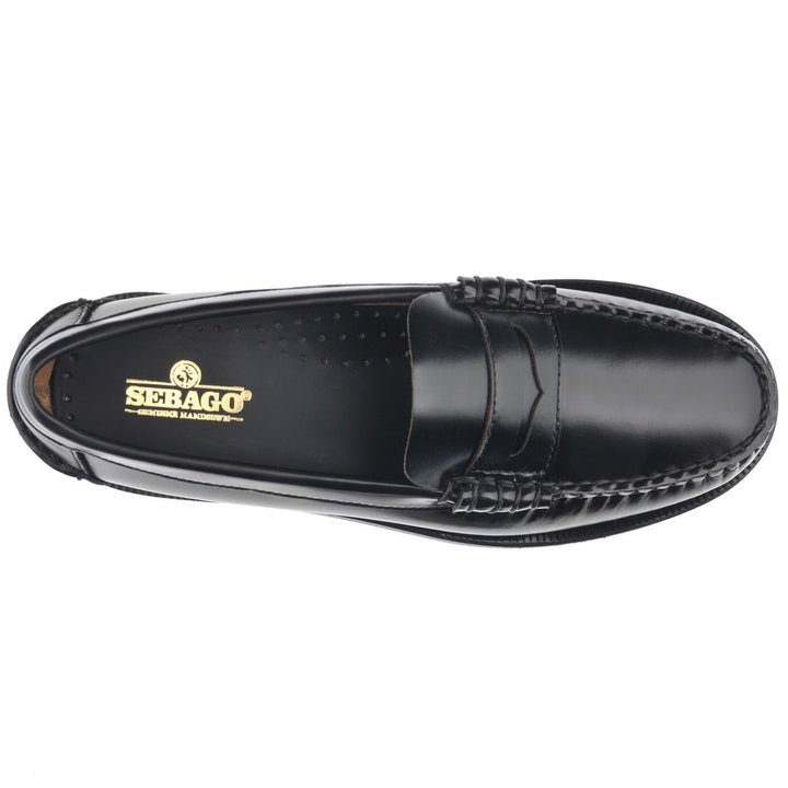 immagine-4-sebago-mocassini-vera-pelle-goodyare-nero-mocassini-classic-dan-w-black