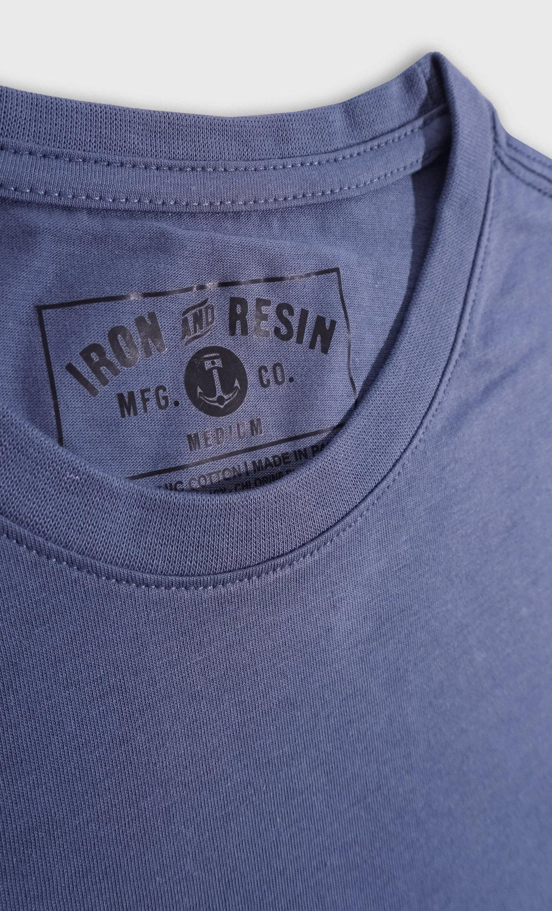 Iron and Resin CUSTOM GARAGE POCKET TEE SKY BLUE Blu - foto 3