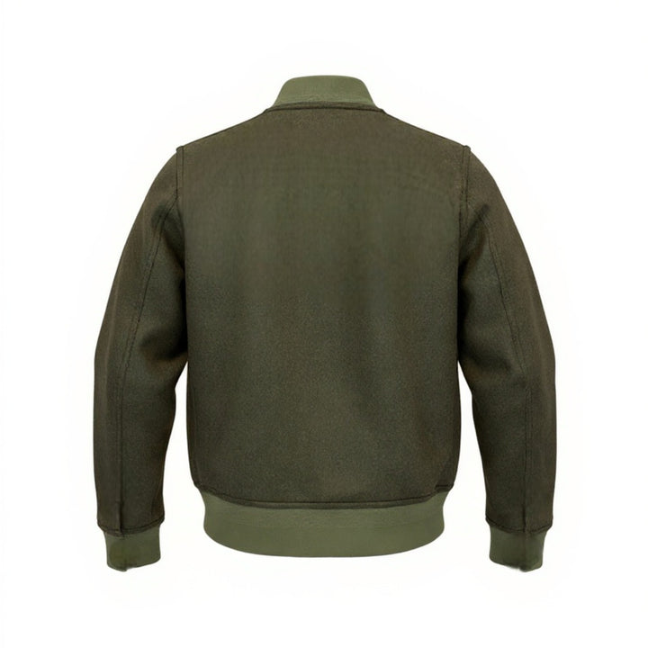 A1 WOOL BOMBER JACKET GREEN