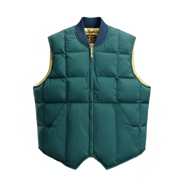 Down Vest Seattle Forest Green Green Vest