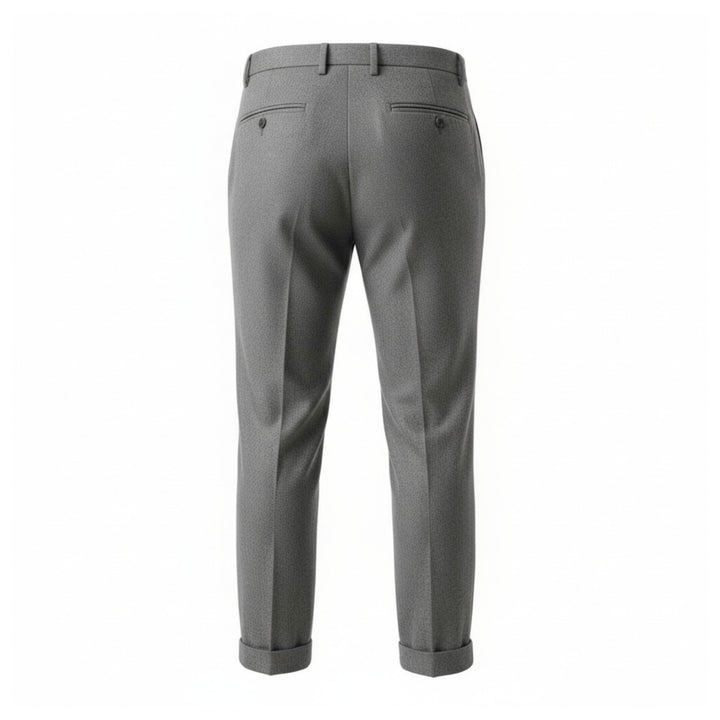 ONE PENCE GREY WOOL TROUSERS