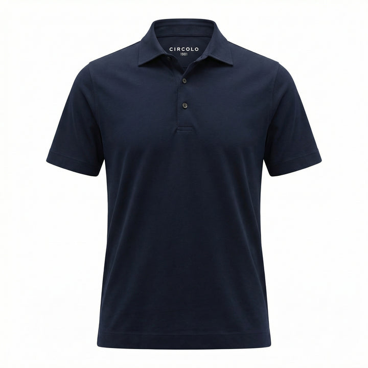 Premium Piquet Blue Polo