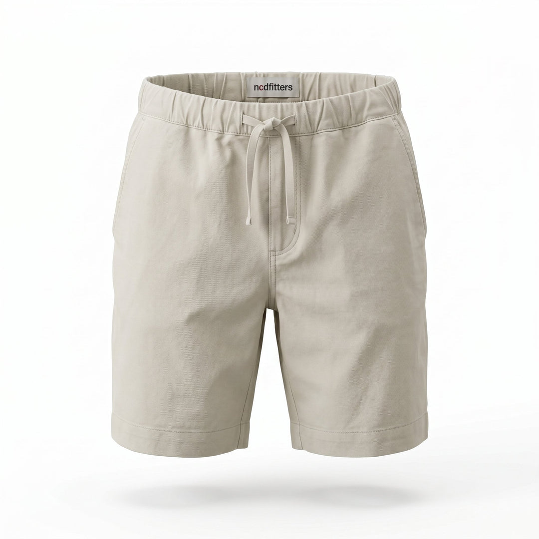 Modfitters SHORT CARDIFF MISTO LINO OLD STONE Beige - foto 1