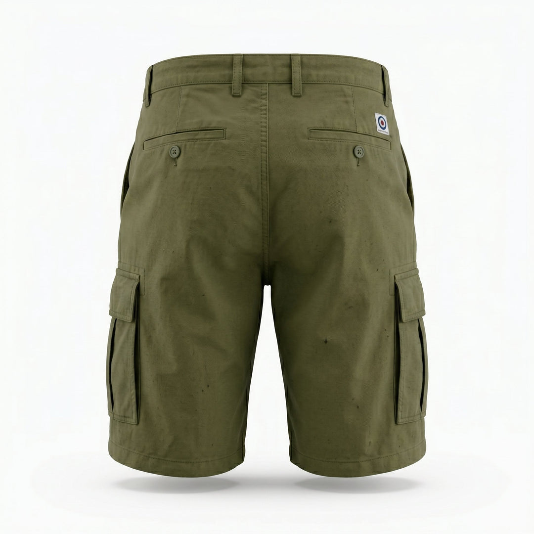 Modfitters SHORT DOVER GABARDINA MILITARY GREEN Verde - foto 2