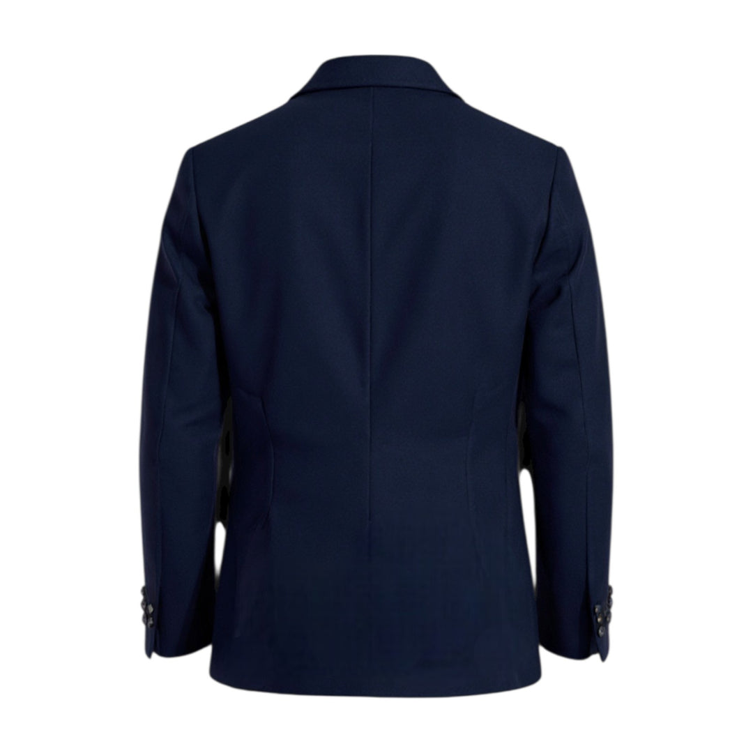 BLUE VIRGIN WOOL &amp; CASHMERE BLAZER