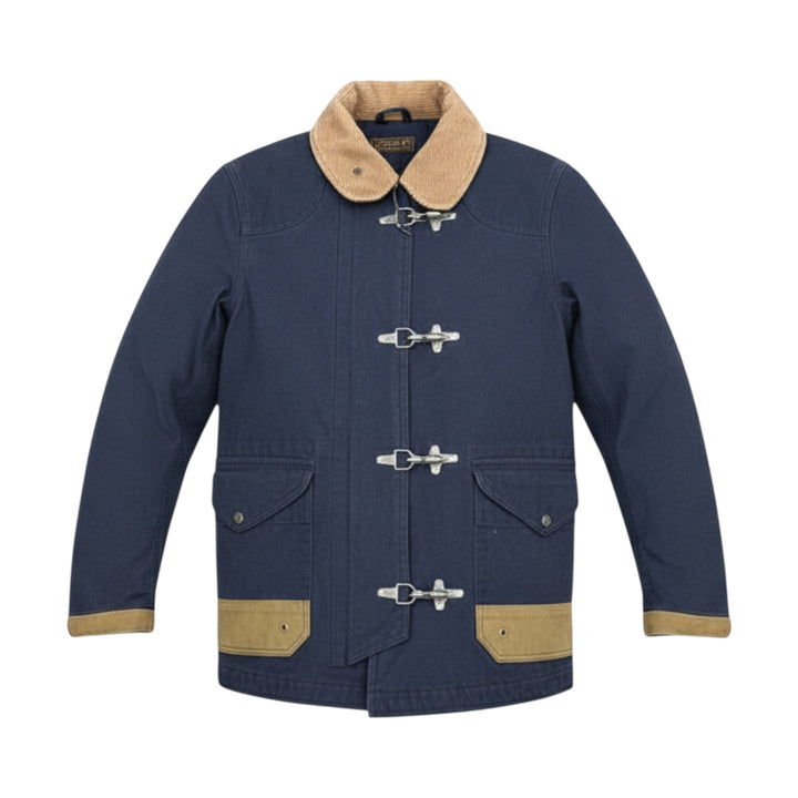 FIREMAN "LIMITED EDITION" CANVAS WOOL LINED BLUE