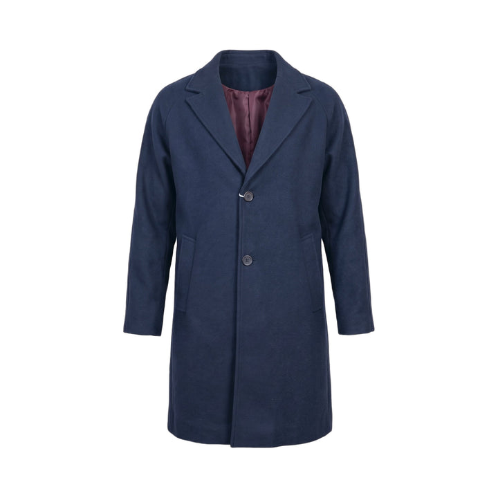 Overiver CAPPOTTO IN LANA NAVY Blu - foto 1