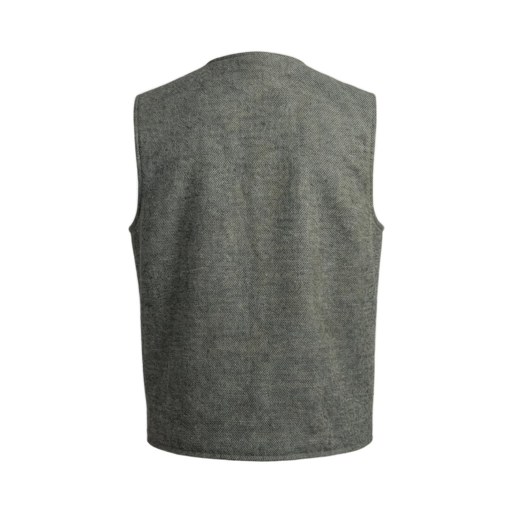 Overiver GILET IN LANA ARMY Verde - foto 2