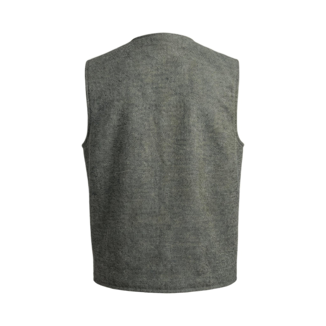 Overiver GILET IN LANA ARMY Verde - foto 2