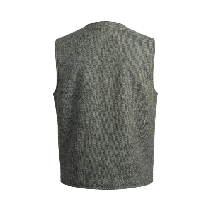 Overiver GILET IN LANA ARMY Verde - foto 2