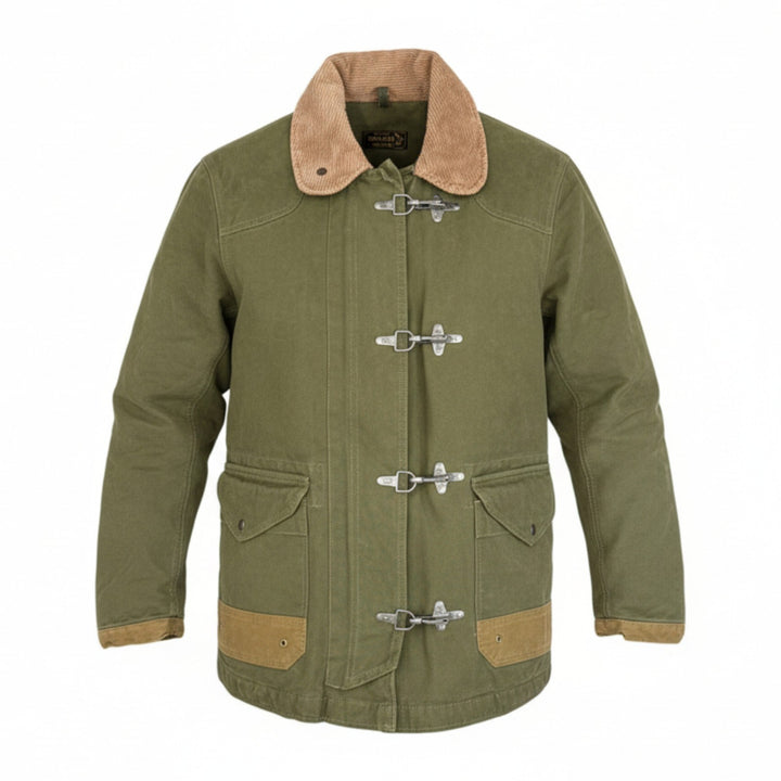 FIREMAN "LIMITED EDITION" CANVAS WOOL LINED GREEN
