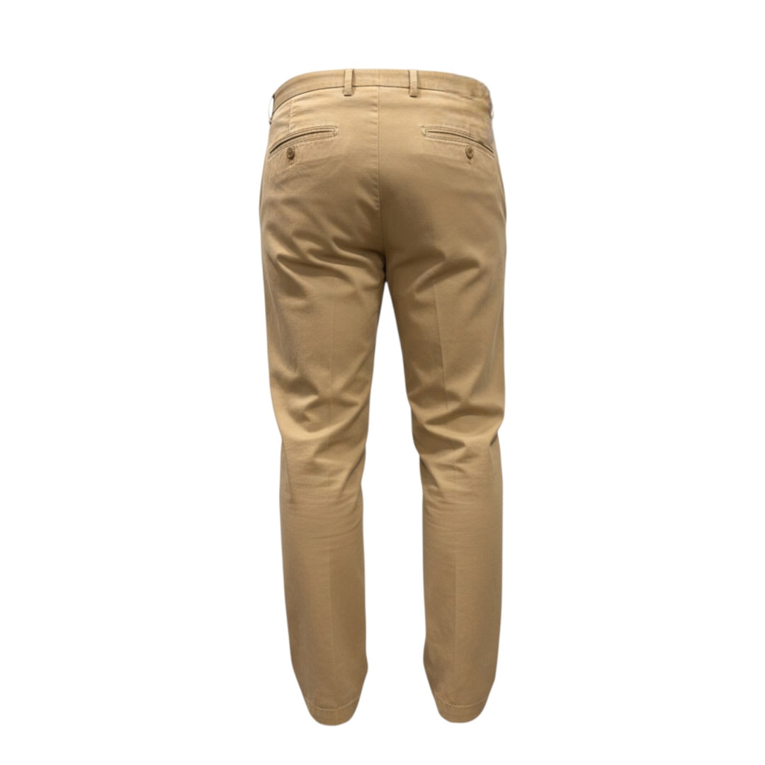 PORTOBELLO TROUSERS in BEIGE COTTON