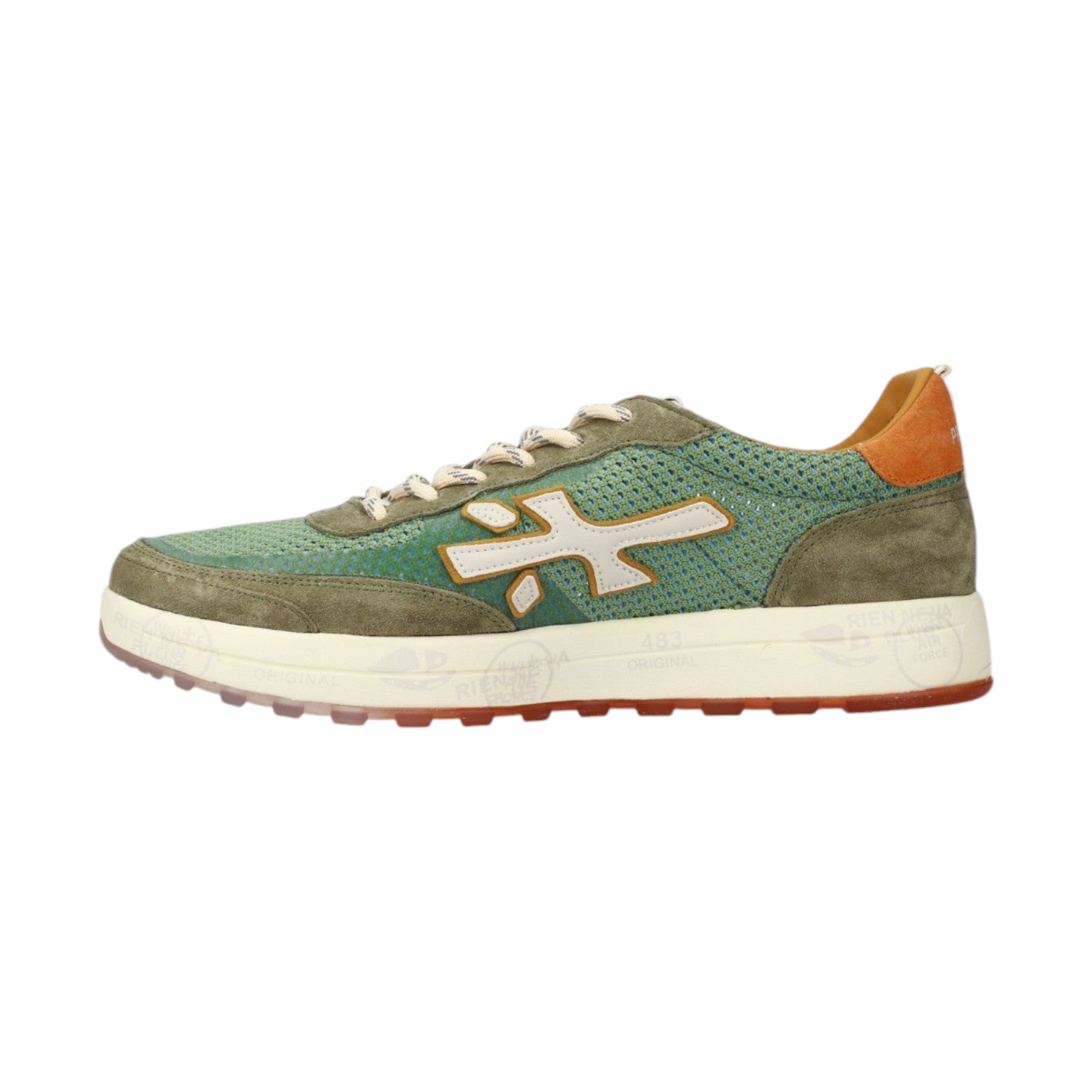 スニーカー PREMIATA Men Sneakers NOUS VAR 7226 Green Premiata Nous 7226 Sneakers Green Box Sole-Running Men
