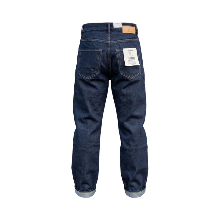 Tela Genova RODOLFO SELVAGE RINSE BLUE Blu - foto 2