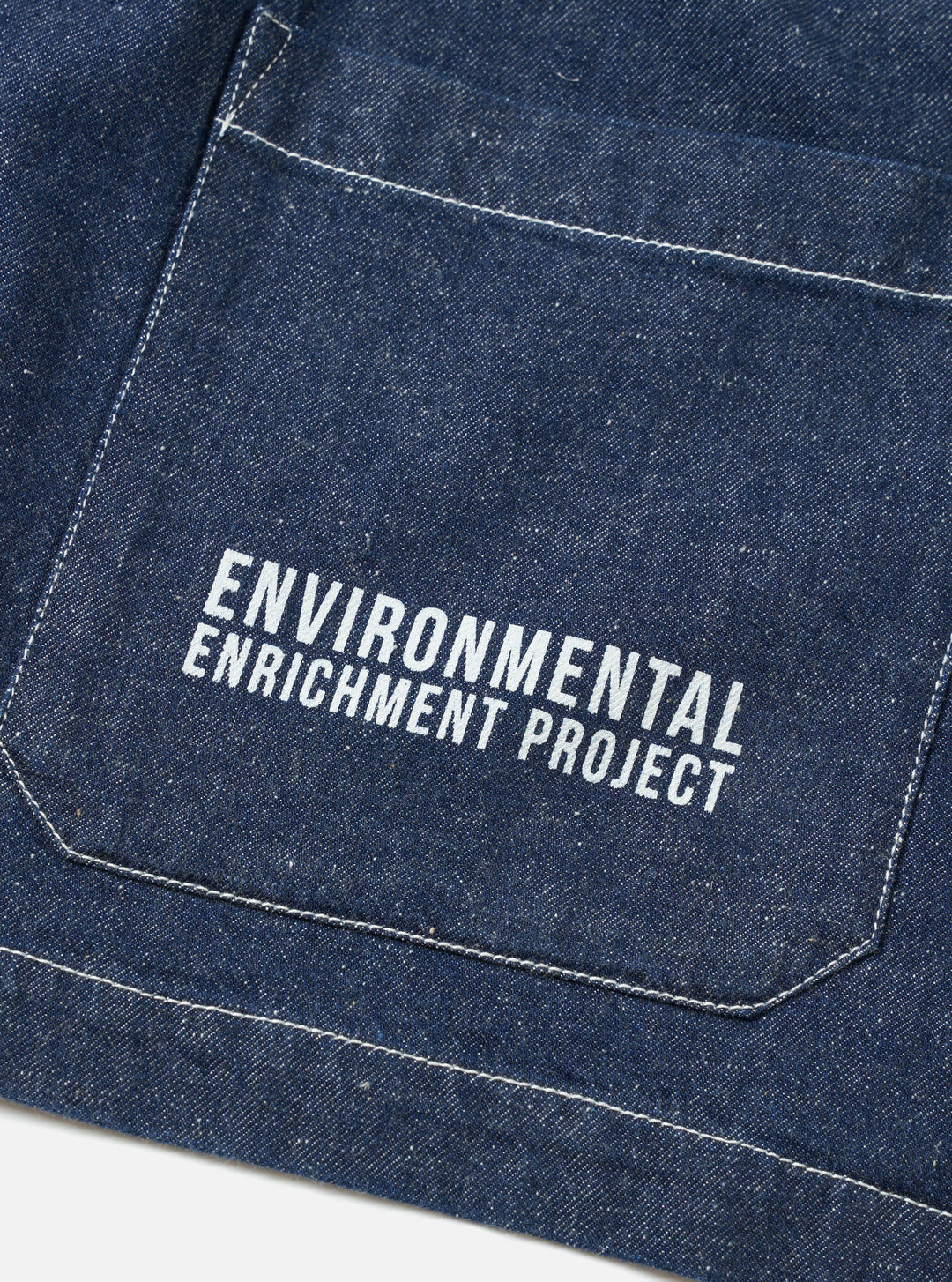 Universal Works Ives Jacket Future Denim Indigo Blu - foto 5