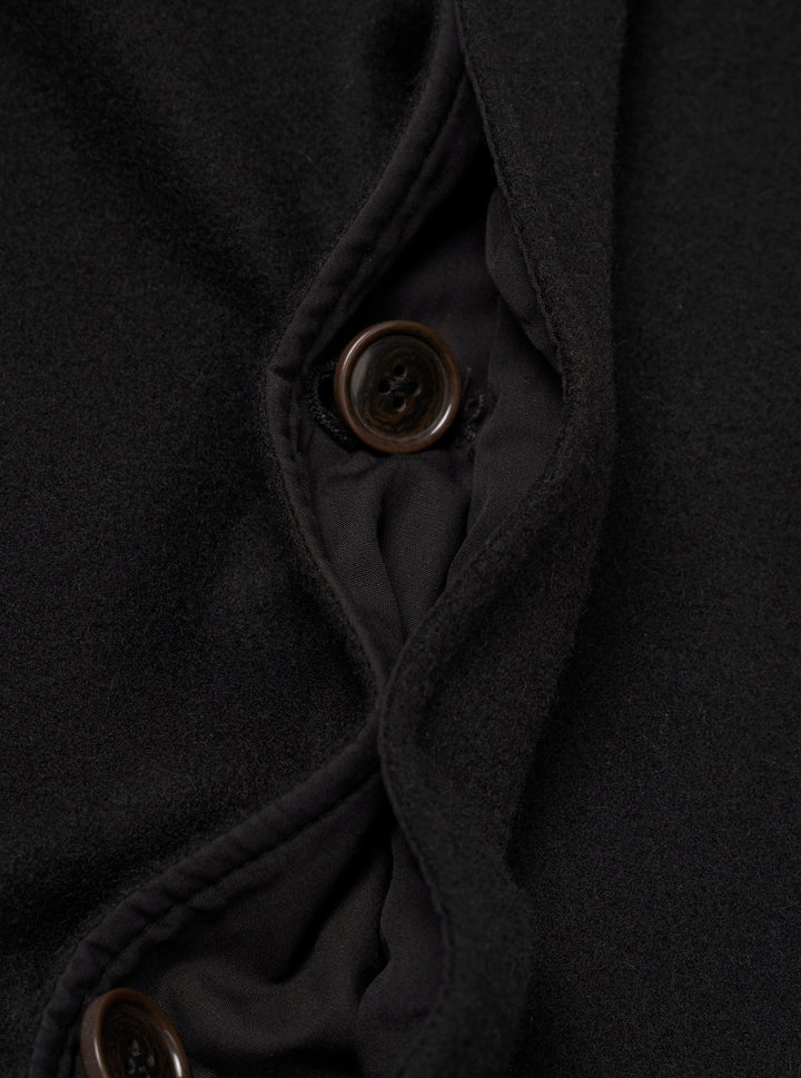 Universal Works Mac Coat Mowbray Black Nero - foto 8