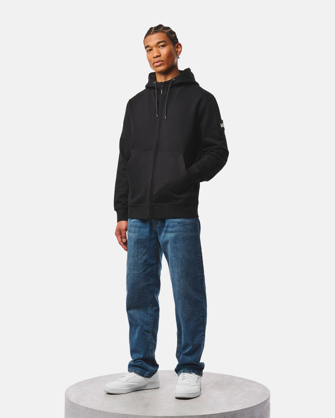 Weekend Offender Winton Hoodie Black Nero - foto 3