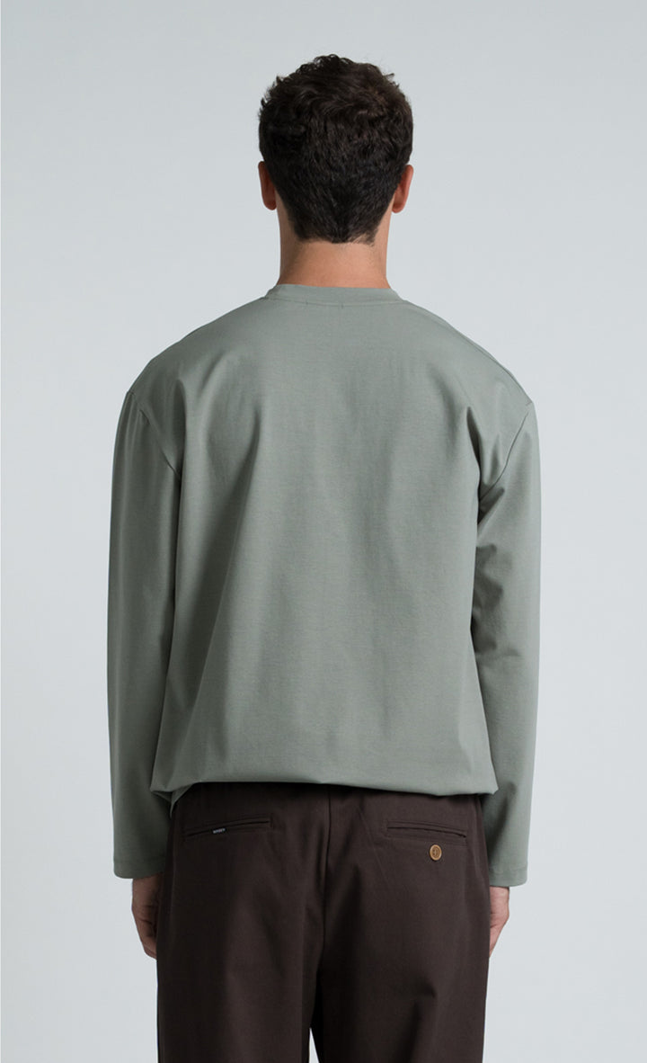 Wooden Izumi Longsleeve Salvia Verde - foto 4